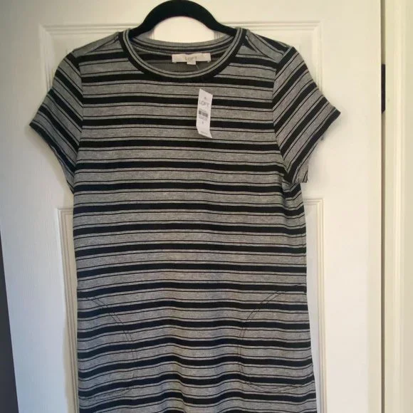 striped dress shirts for men Chocolate Stripe Sport Shirt S